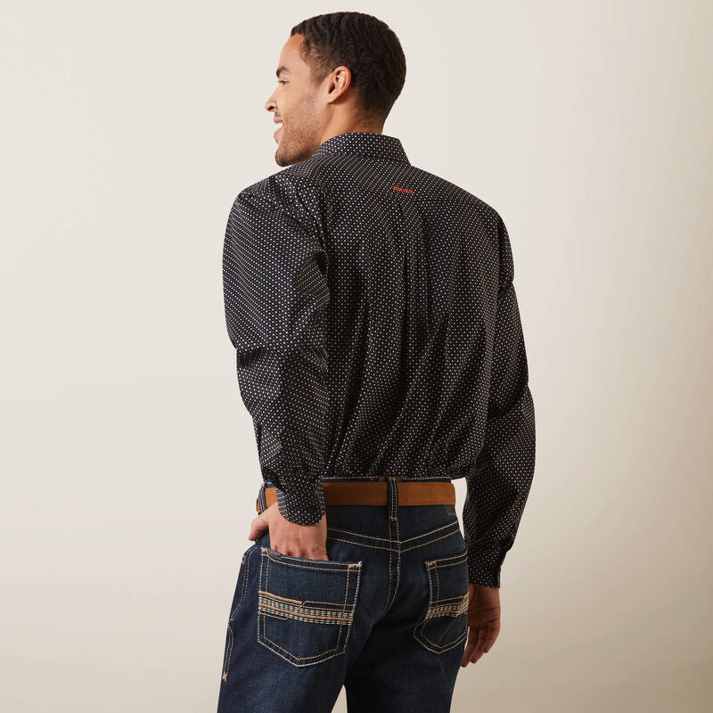 Ariat Mens Dover Classic LS Button Up Shirt Black