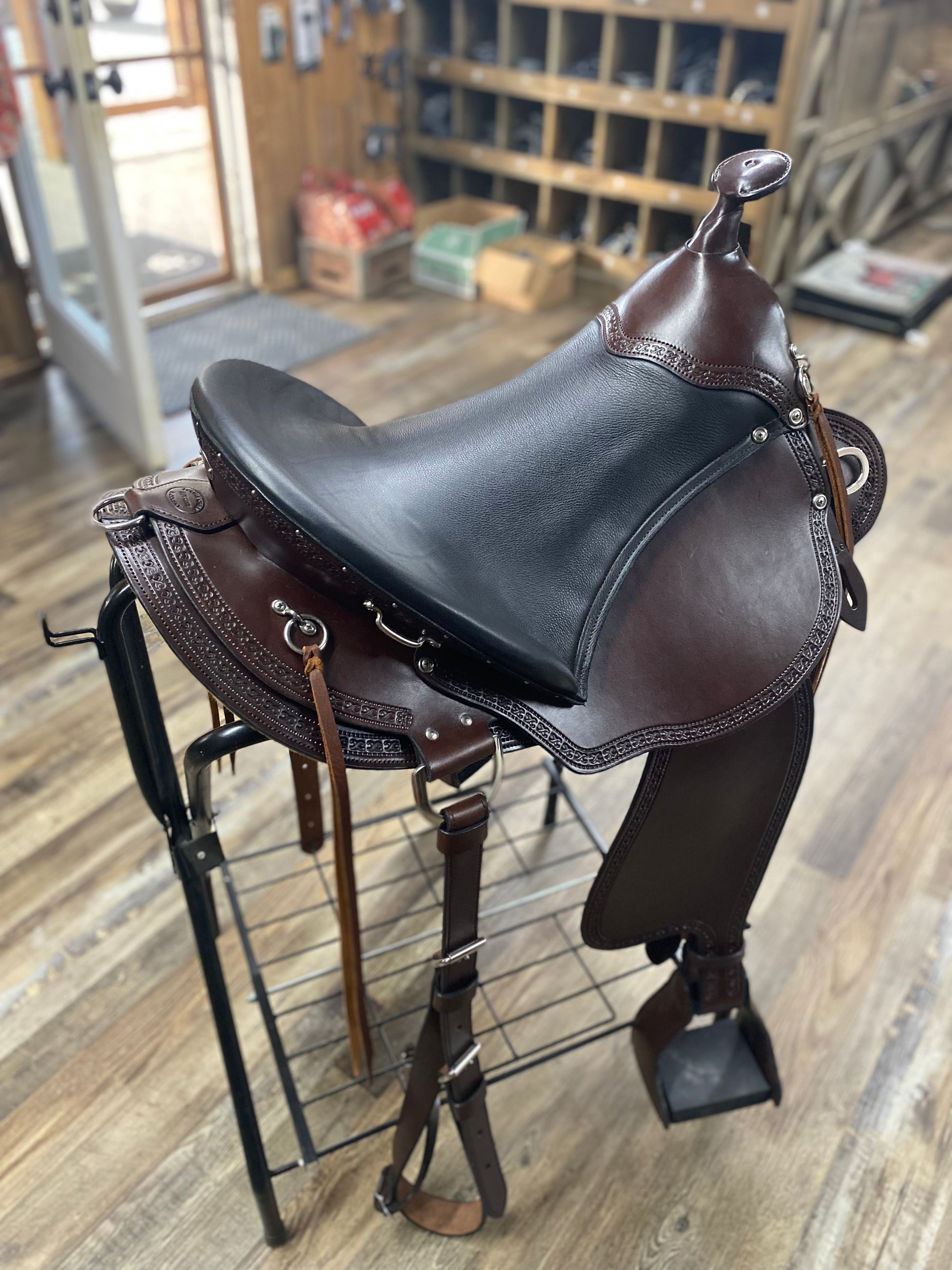 NEW Henry Miller Buena Vista #104 17” W/ Horn Western Fender Handcrafted Custom