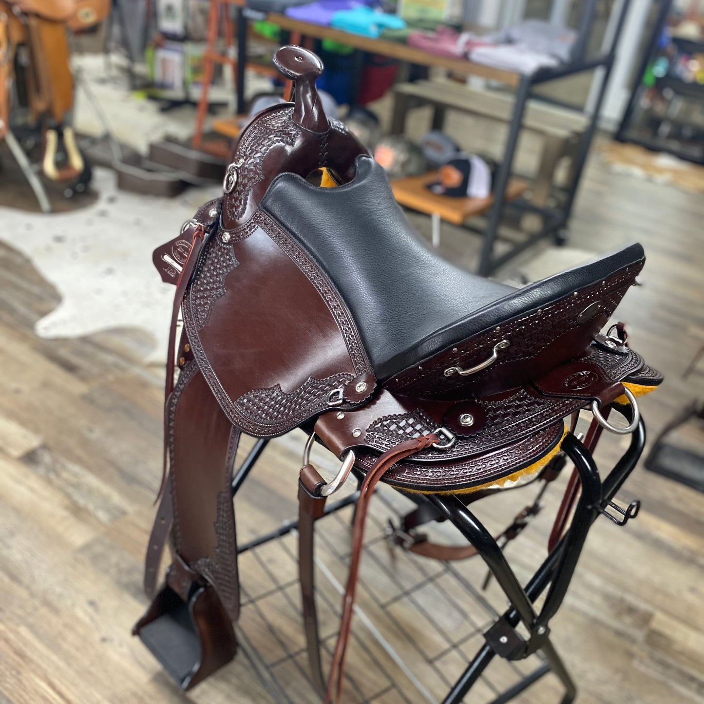 NEW BROWN Henry Miller OLD TIMER 17” Handcrafted Custom