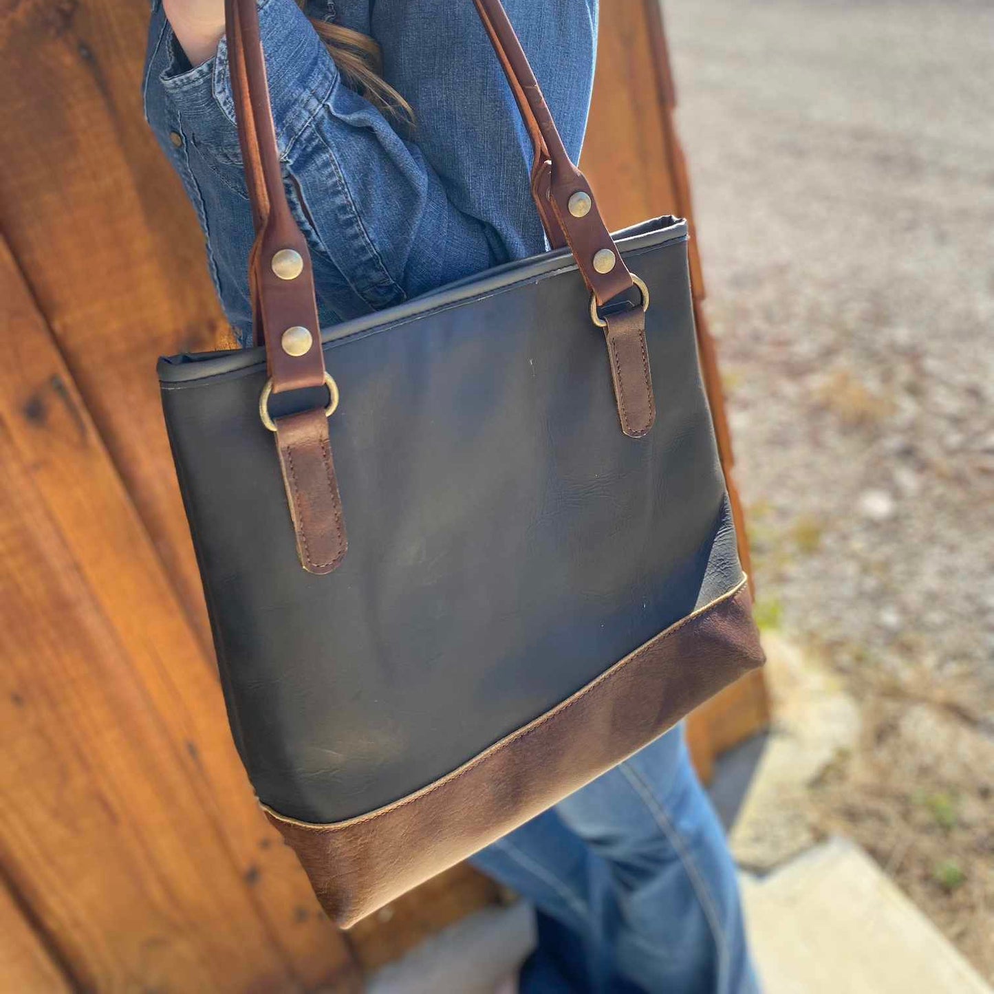 The Ultimate Ride Amish Made Leather Hand Bag & Wallet Set