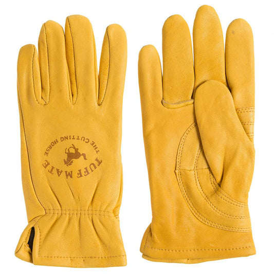 Tuff Mate Yellow Gloves “The Cutting Horse” Unisex