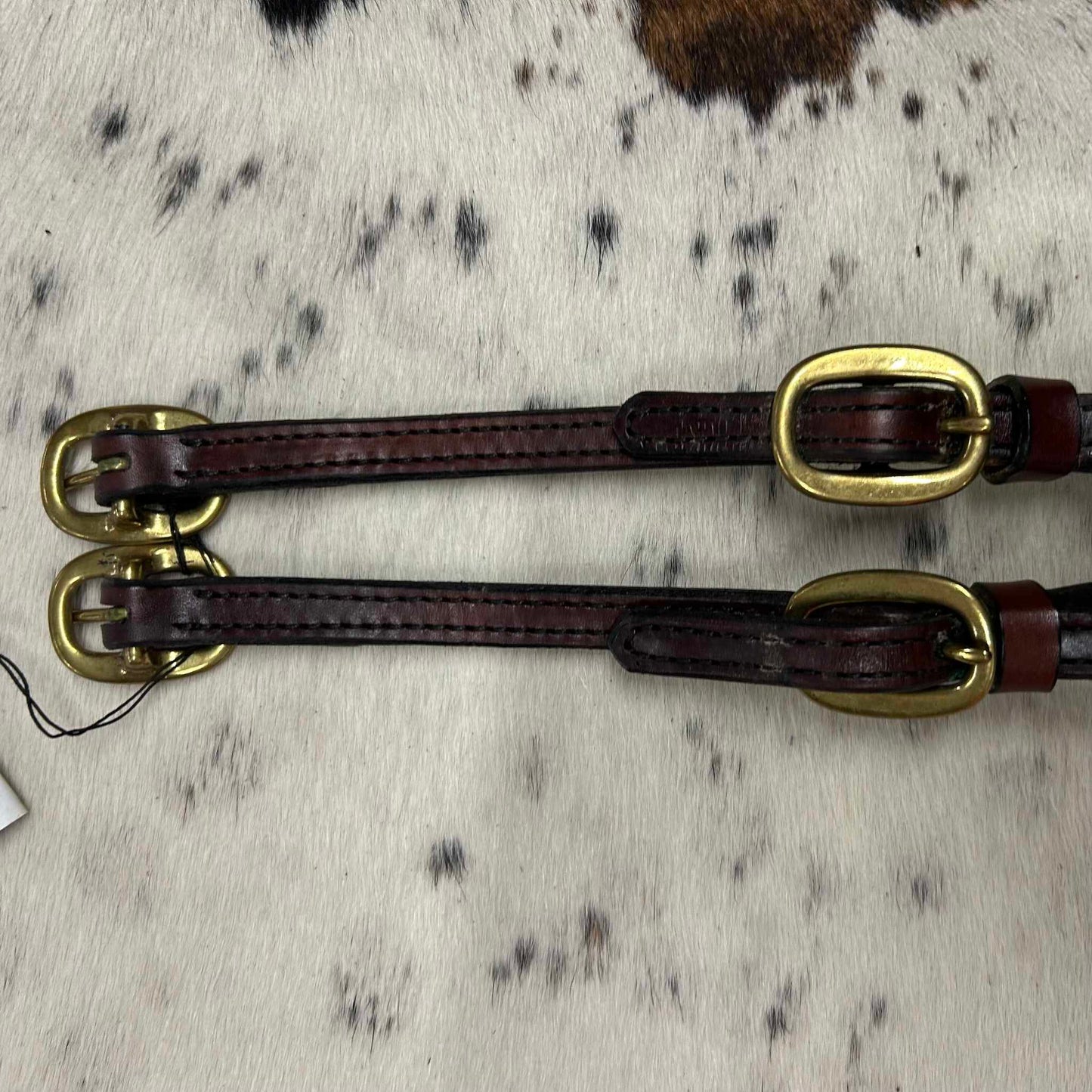 Amish Made Leather Headstall Bridle Cheek Pieces
