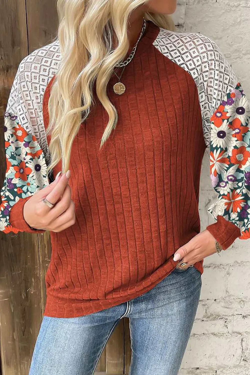 The Terracotta Long Sleeve Top