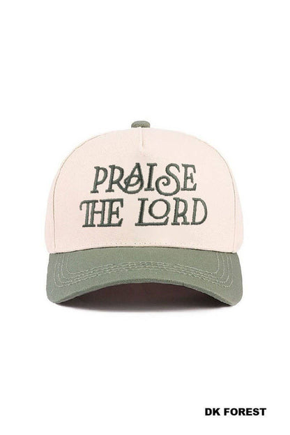 Praise The Lord Two Tone Cotton Hat: LEOPARD