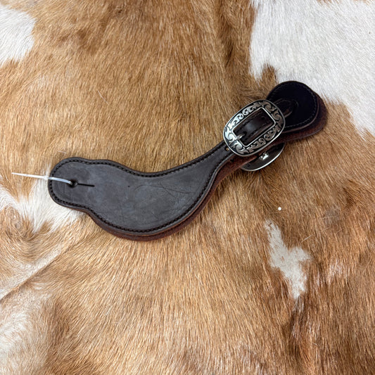 Amish Crafted Dark Brown Spur Strap Deep Contour