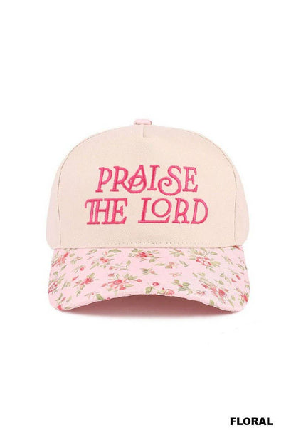 Praise The Lord Two Tone Cotton Hat: LEOPARD