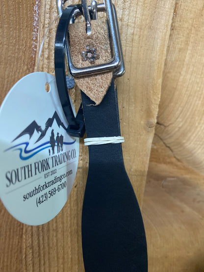 Pair of Amish Crafted Brown Leather Hobble Straps Stirrup Holders