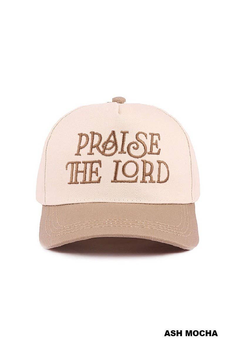 Praise The Lord Two Tone Cotton Hat: LEOPARD