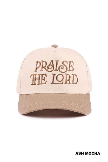 Praise The Lord Two Tone Cotton Hat: LEOPARD