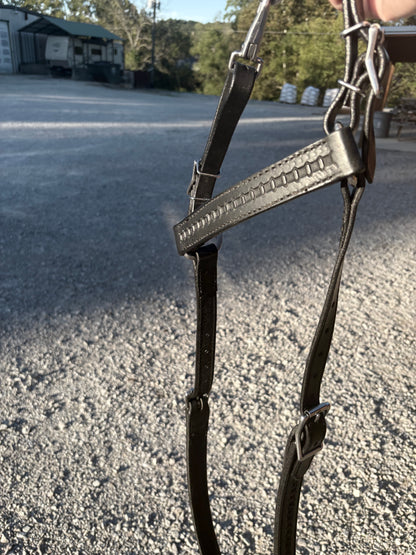 USED Imus 4-Beat Accessory Set Includes Bridle w/ Reins, Stirrups, Matching Breast Collar in Black