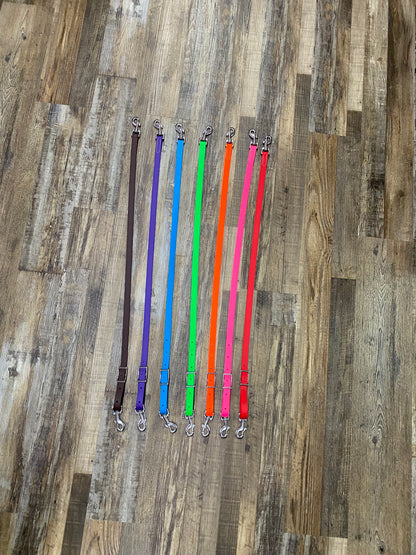 Tie Down Assorted Colors Biothane 1/2 inch Thick