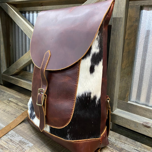 Amish Crafted “HUNTSVILLE” BACK PACK All Leather & Cowhide Large