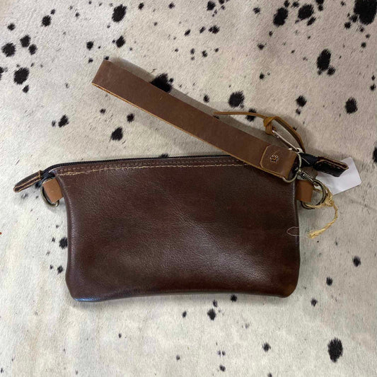 Amish Leather Clutch Zipper Wallet