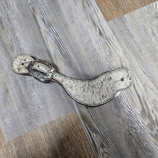 Amish Crafted Cowhide Premium Spur Strap Deep Contour Light Hides