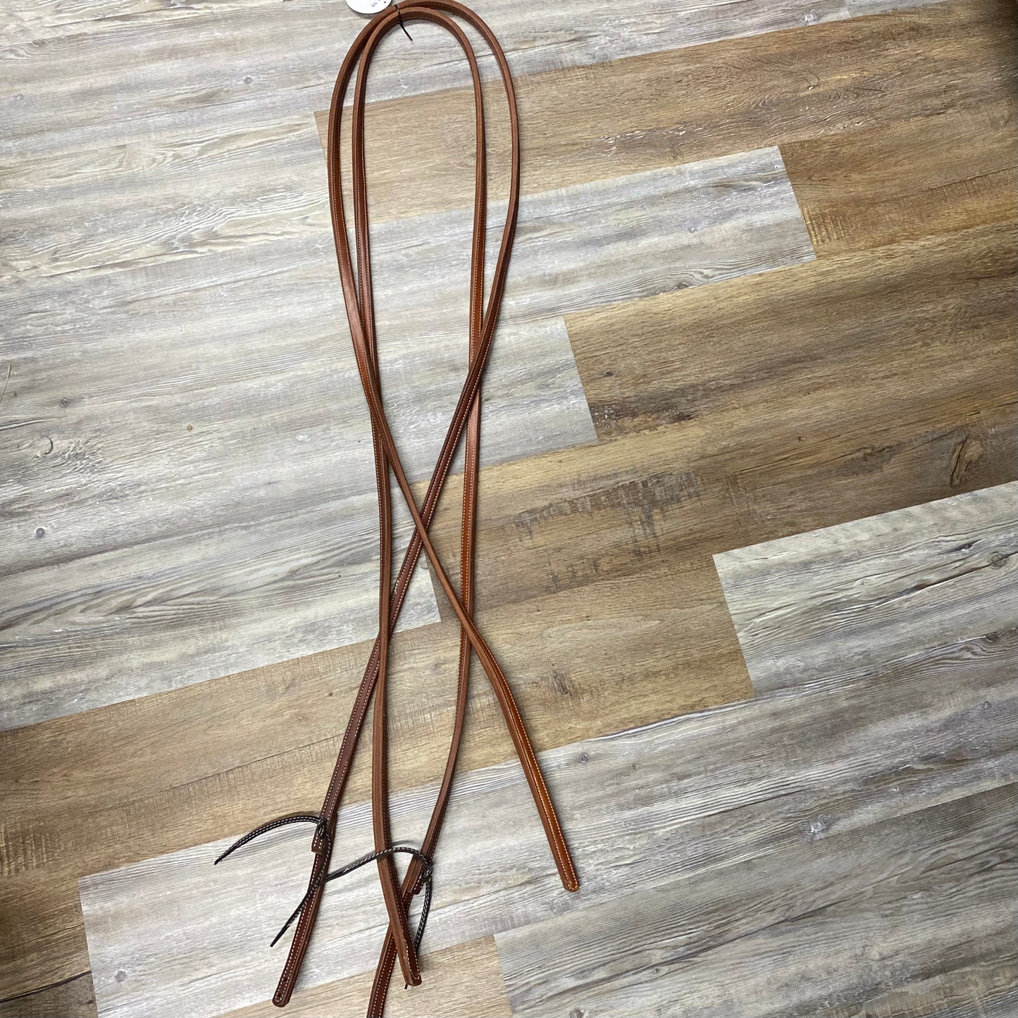 Amish Crafted Heavy Duty Leather Split Reins Heavy Double Layered Ended