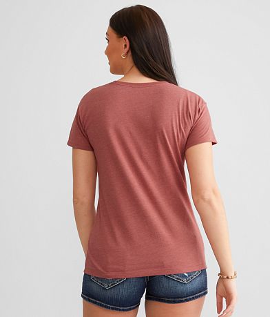 Ariat® Womens Barnyard SS T-Shirt Red Clay Heather