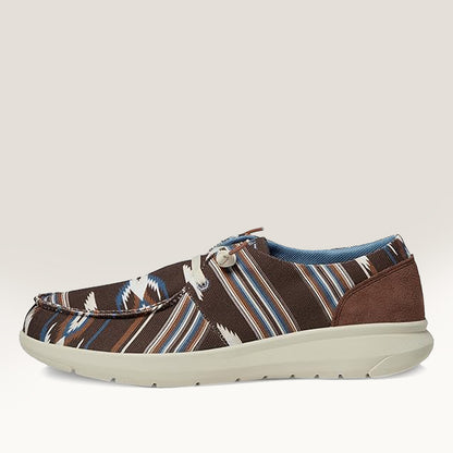 Ariat Womens Hilo Chimayo Slip-On Casual Shoes ARROYO CHOCOLATE