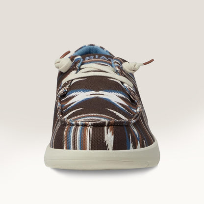 Ariat Womens Hilo Chimayo Slip-On Casual Shoes ARROYO CHOCOLATE
