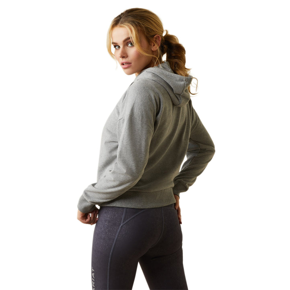 Ariat Womens Just Hoodie Heather Grey