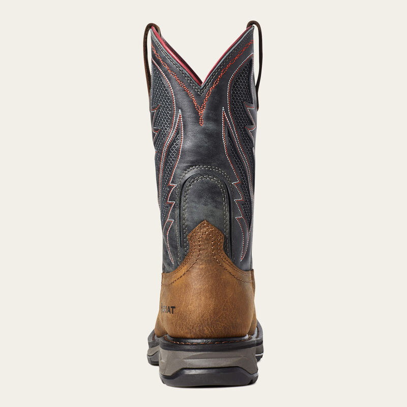 Ariat Mens Work Hog XT VenTEK H2O Waterproof Western Boot Rye Brown