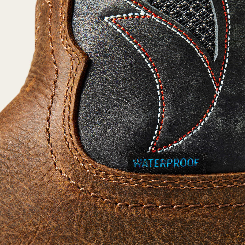 Ariat Mens Work Hog XT VenTEK H2O Waterproof Western Boot Rye Brown