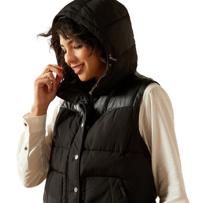 Ariat Womens Frontier Puffer Insulated Black Vest