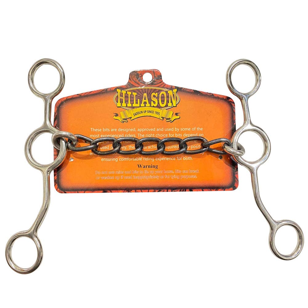 BAR H EQUINE Cow Horse Junior Chain Bit Sweet Iron with Stainless Steel| Bits Western| Training Bit