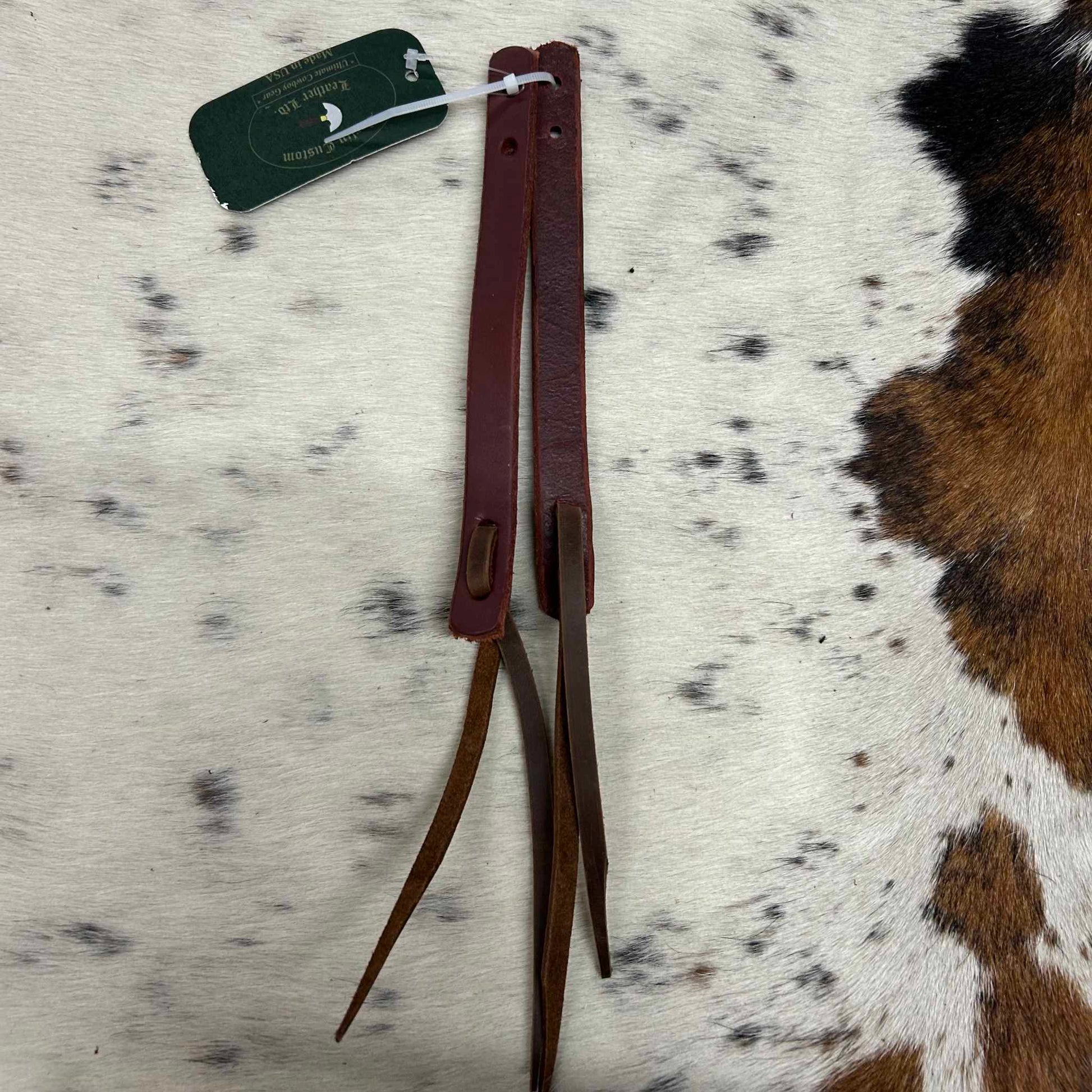 Berlin Latigo Straight Leather Water Loops for Reins