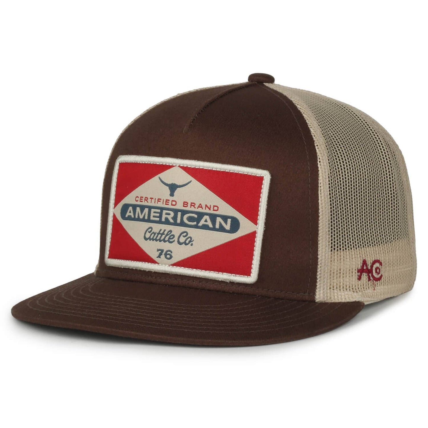 Billboard Hat-Flat: Brown