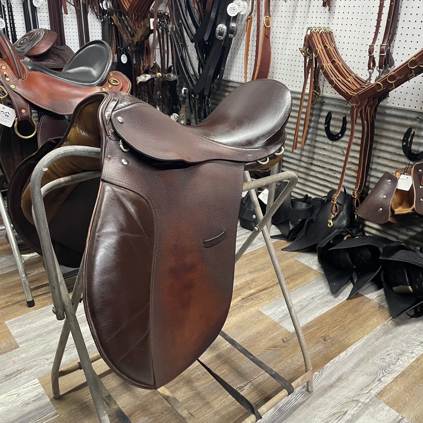 Brown Dressage English Saddle 16”
