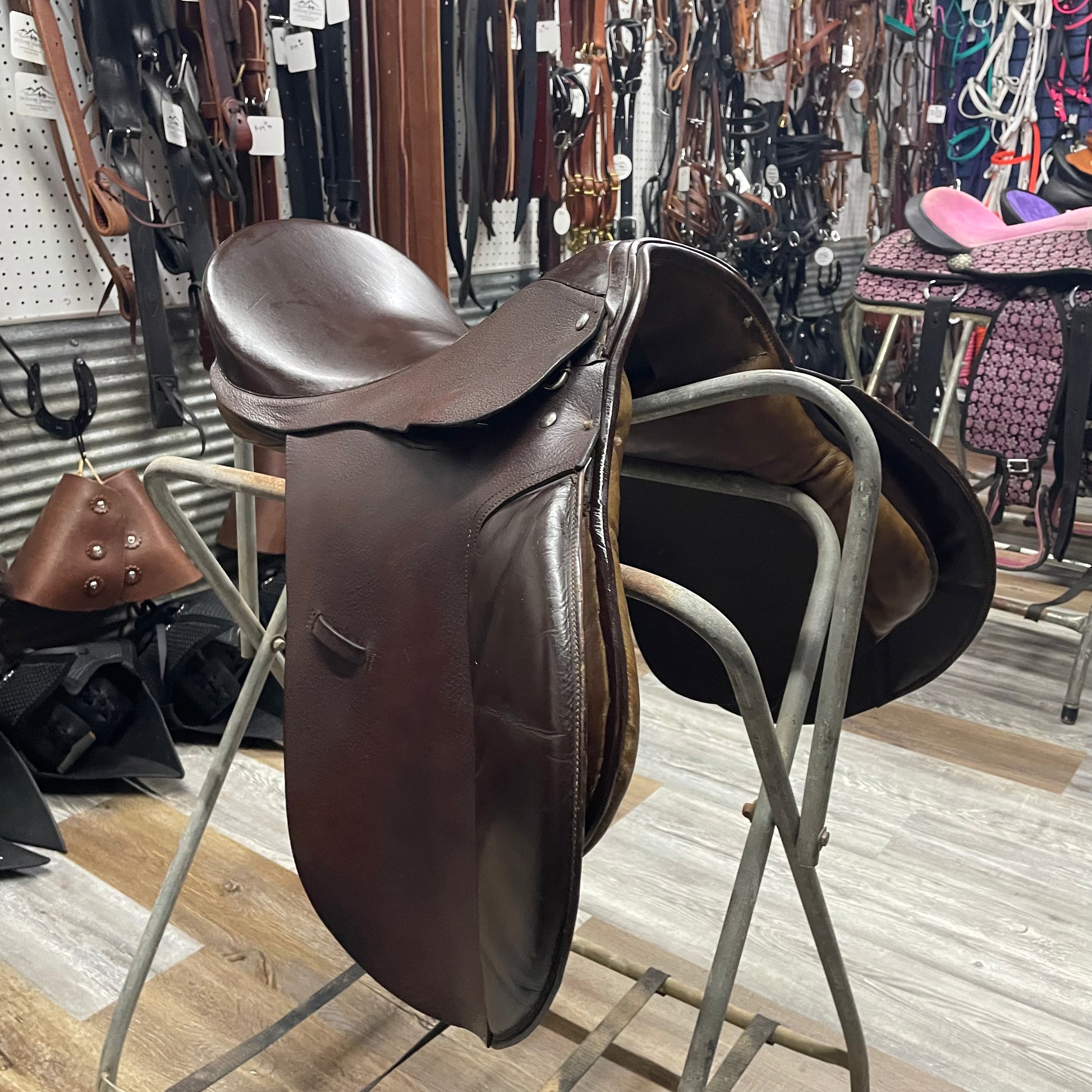 Brown Dressage English Saddle 16”