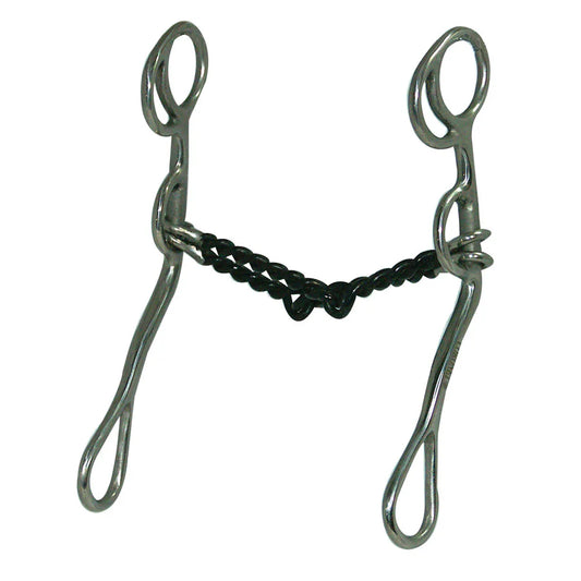 Coronet Double Twisted Wire Jointed Sweet Iron Mouth Bit 5"