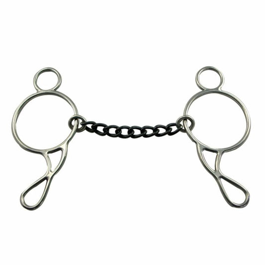 Coronet Wonder Gag Bit w/ Single Link Chain 5”