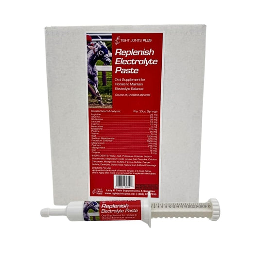 Replenish Electrolyte Paste Oral Supplement for Horses to Maintain Electrolyte Balance Source of Chelated