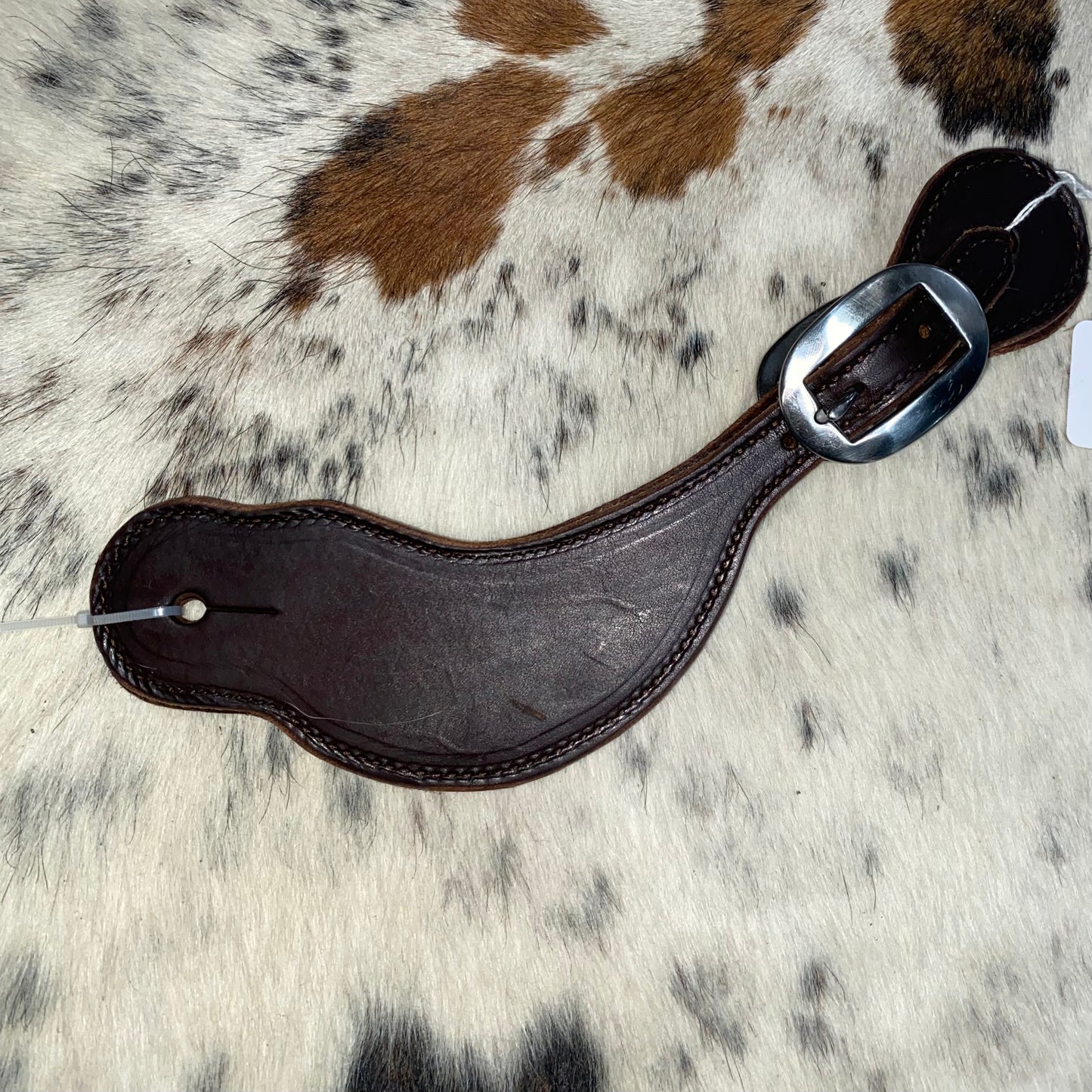 Amish spur strap spurstrap leather dark hand crafted western 