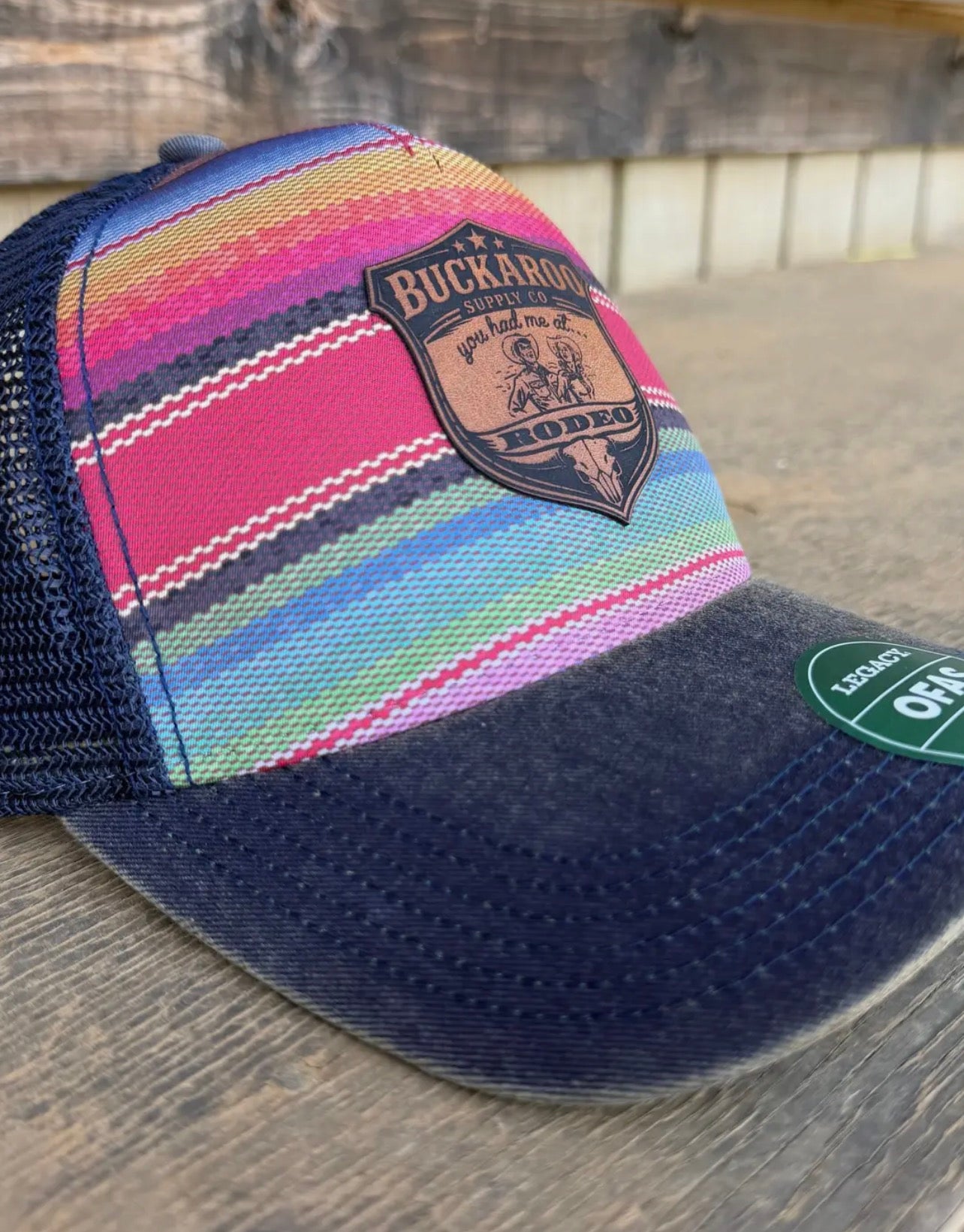 You Had Me At Rodeo Serape Western Trucker Hat