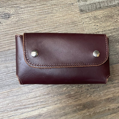 Amish Crafted Dark Brown Phone Case Genuine Leather 4x7