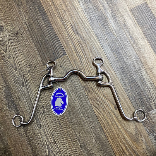 Loose Cheek 5in. Narrow Port Walking Horse Bit Coronet #210965