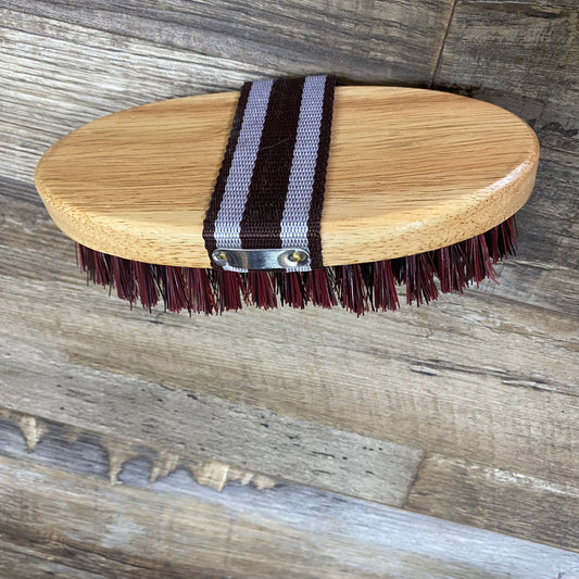 Cowboy Grooming Wooden Horse Brush