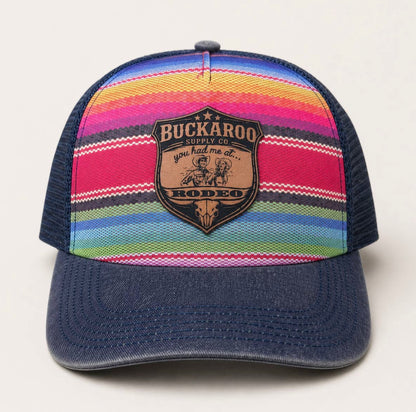 You Had Me At Rodeo Serape Western Trucker Hat