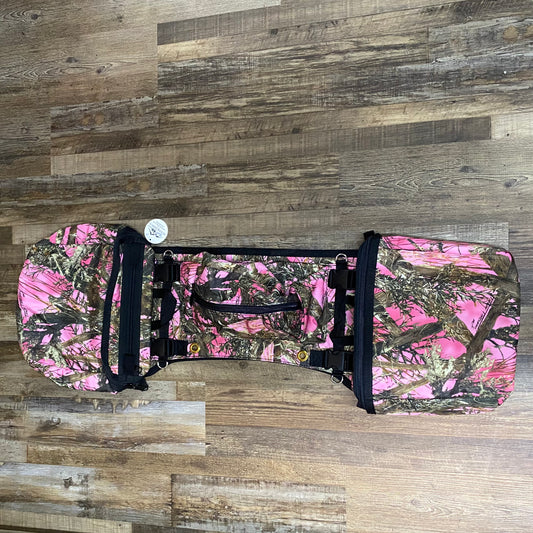 Amish Made Pink Camo Detachable Saddle Bags