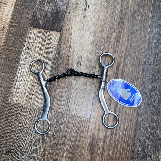 Sweet Iron Twisted Snaffle 5” Bit w/ 6” Shanks