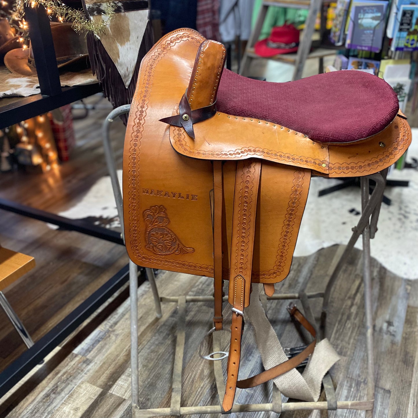 USED Side Saddle Amish Crafted