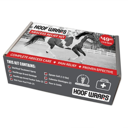 Abscess Relief Kit Hoof Wraps Brand