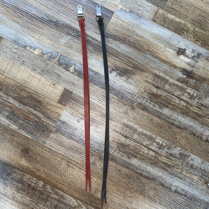 Cashel Saddle Clip & D Ring Saddle String Attachment Red or Black Amish Crafted 