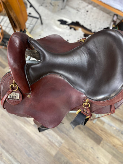 USED 16" Big Horn Trail Saddle 5" Cantle Brown 806