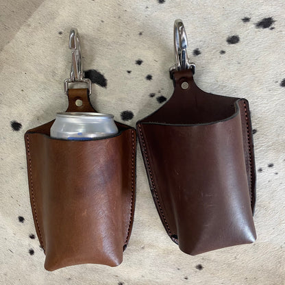 Rivera Leather Drink Holder by Amish Craftsman