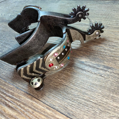 Bling Baby Women’s 2" Shank Rowel Spurs