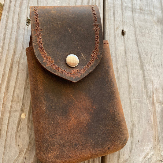 Amish Crafted Barbed Wire Phone Case w/ Magnetic Snap 