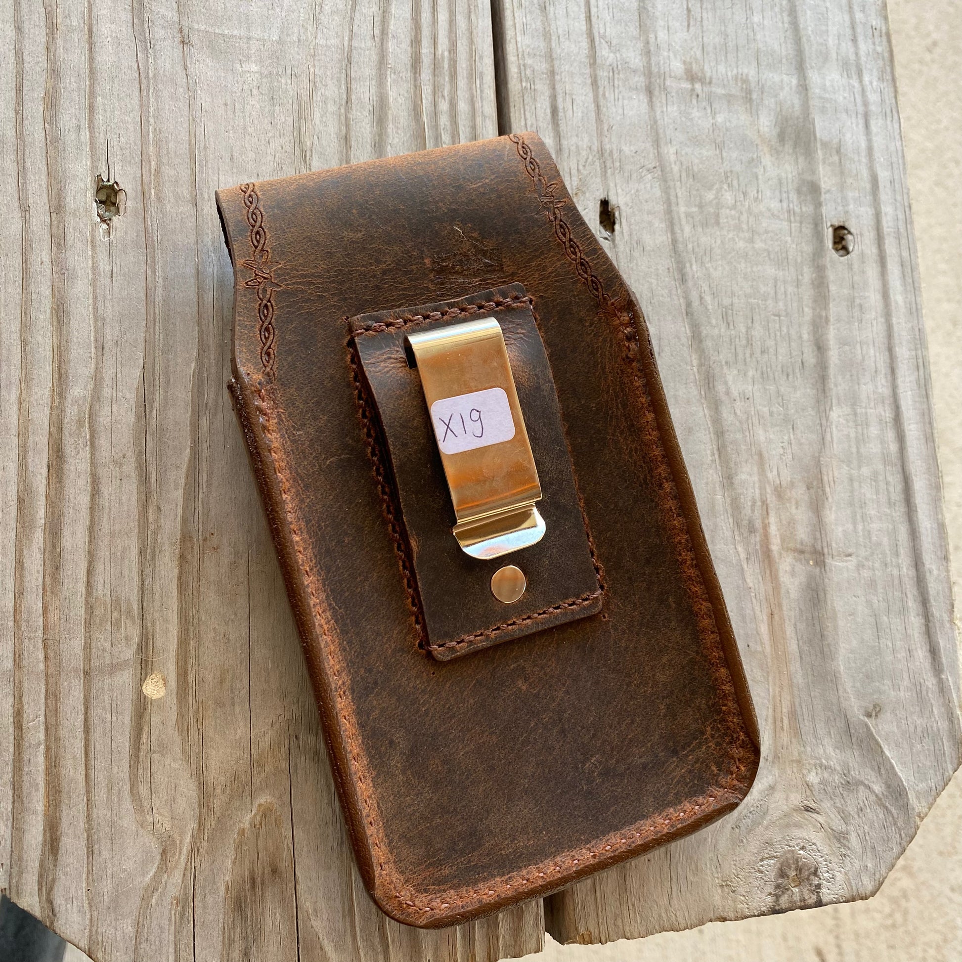 Amish Crafted Barbed Wire Phone Case w/ Magnetic Snap 